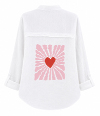 Musselinbluse „Amore“