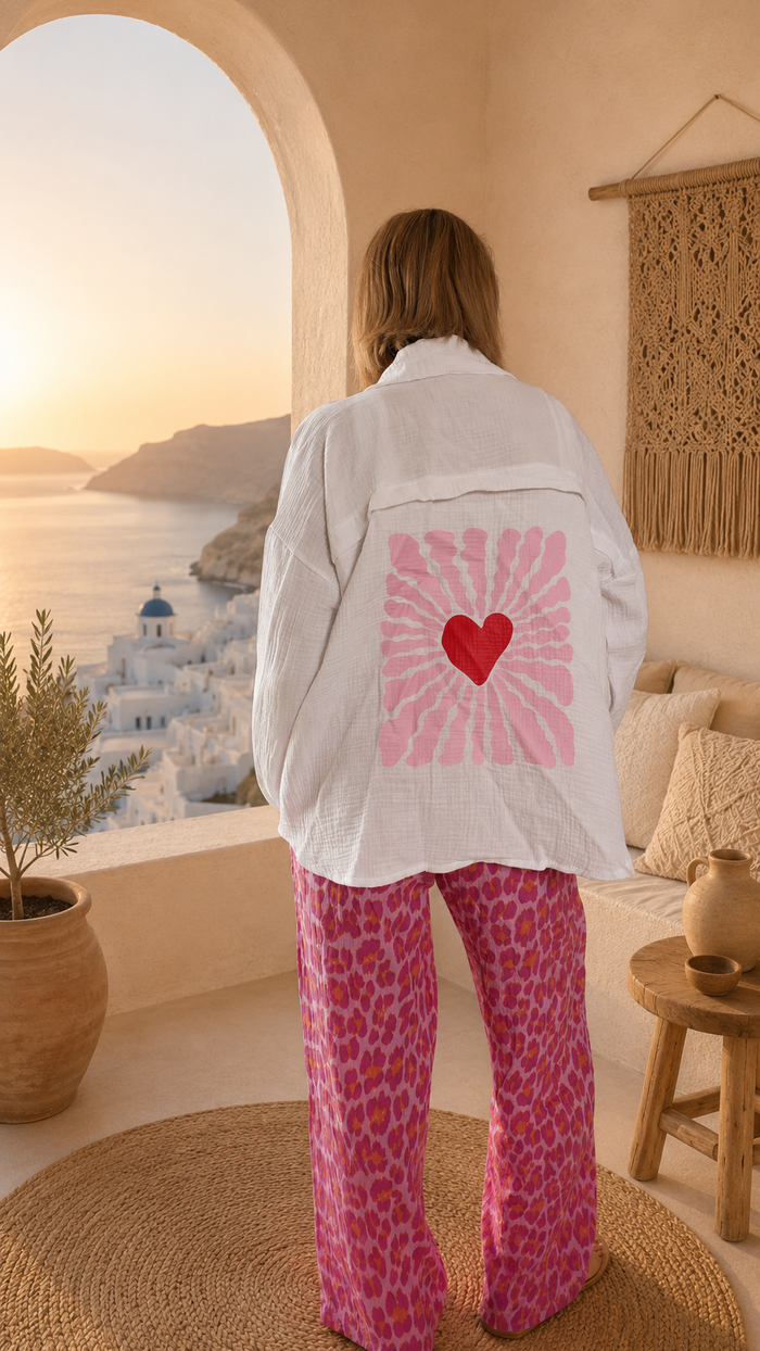 Musselinbluse „Amore“