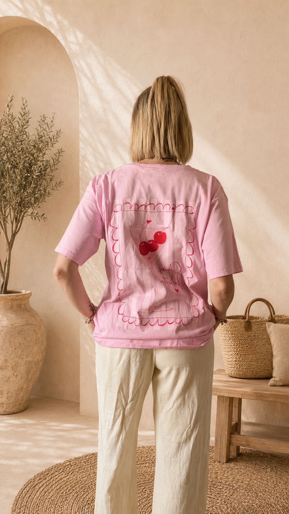 Baumwoll-T-Shirt „Elena“