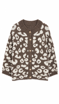 Grobstrick-Cardigan „Merano Leo Cardigan“