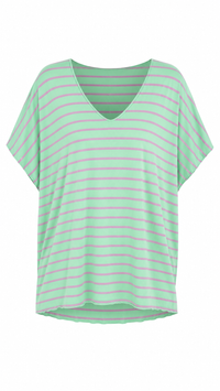 Streifen-Shirt „Siena V-Neck“