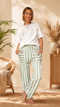 Stoffhose „Verona Straight Ankle“
