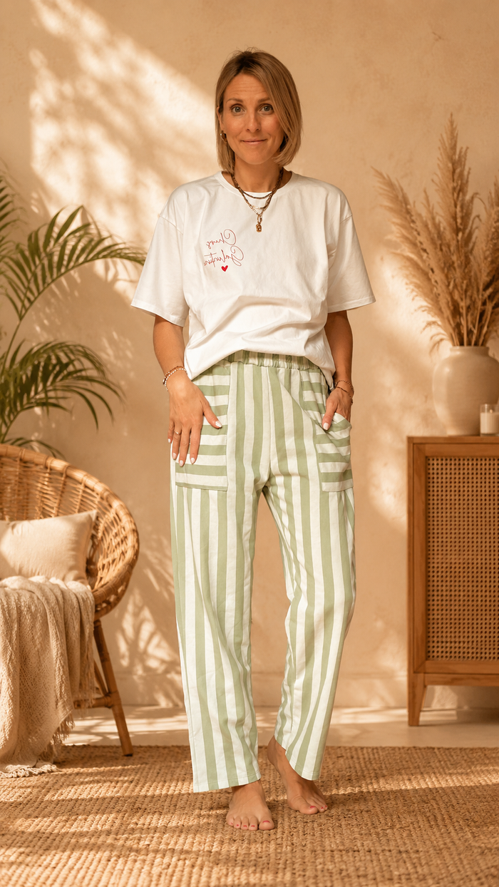 Stoffhose „Verona Straight Ankle“