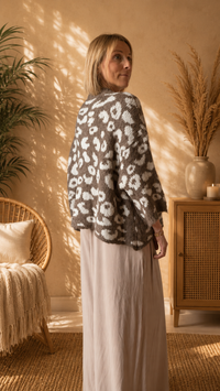 Grobstrick-Cardigan „Merano Leo Cardigan“
