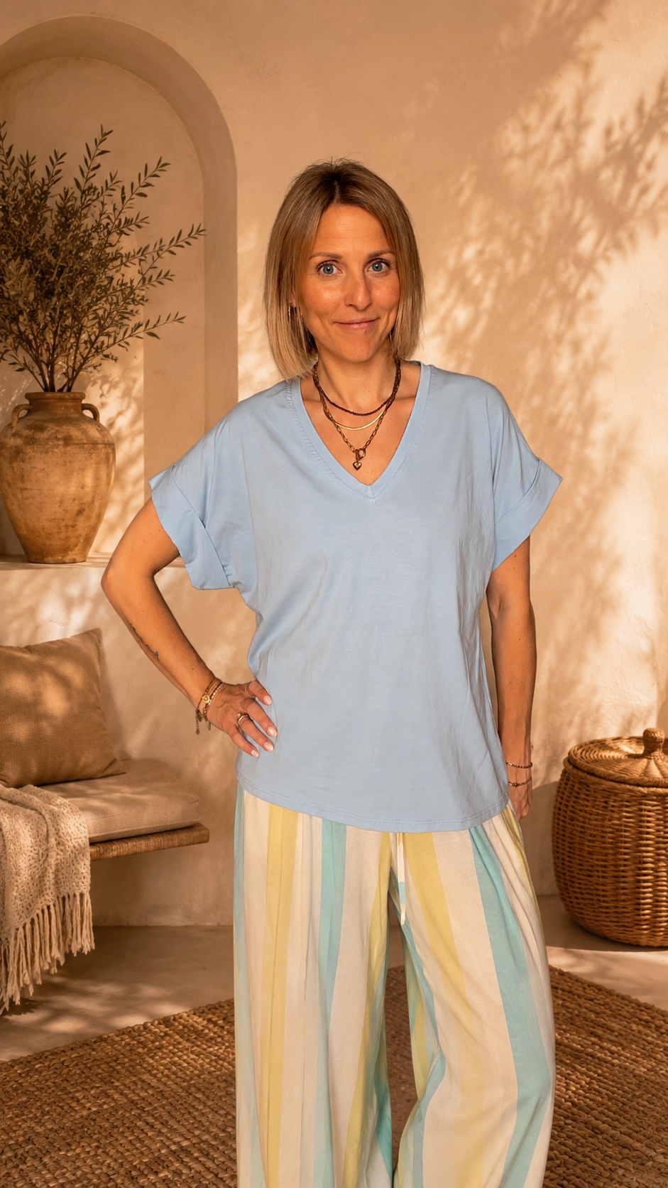 Soleil V-Neck Shirt
