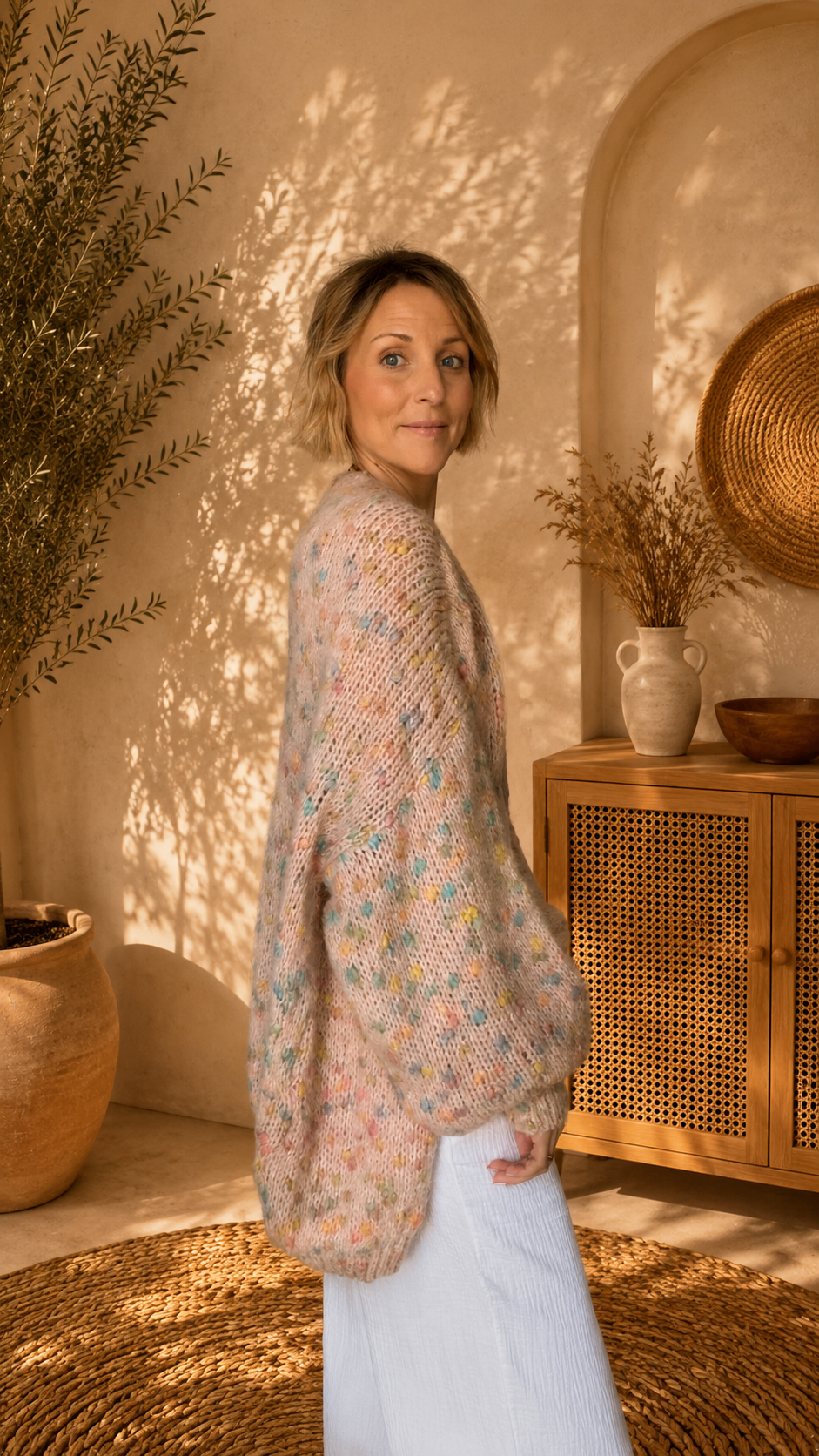 Florence Confetti Knit Cardigan