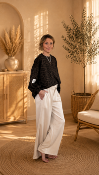 Roma Leo Silk-Touch Sweater