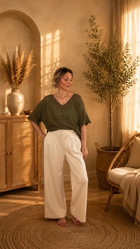 Napoli Soft Wide-Leg Pants