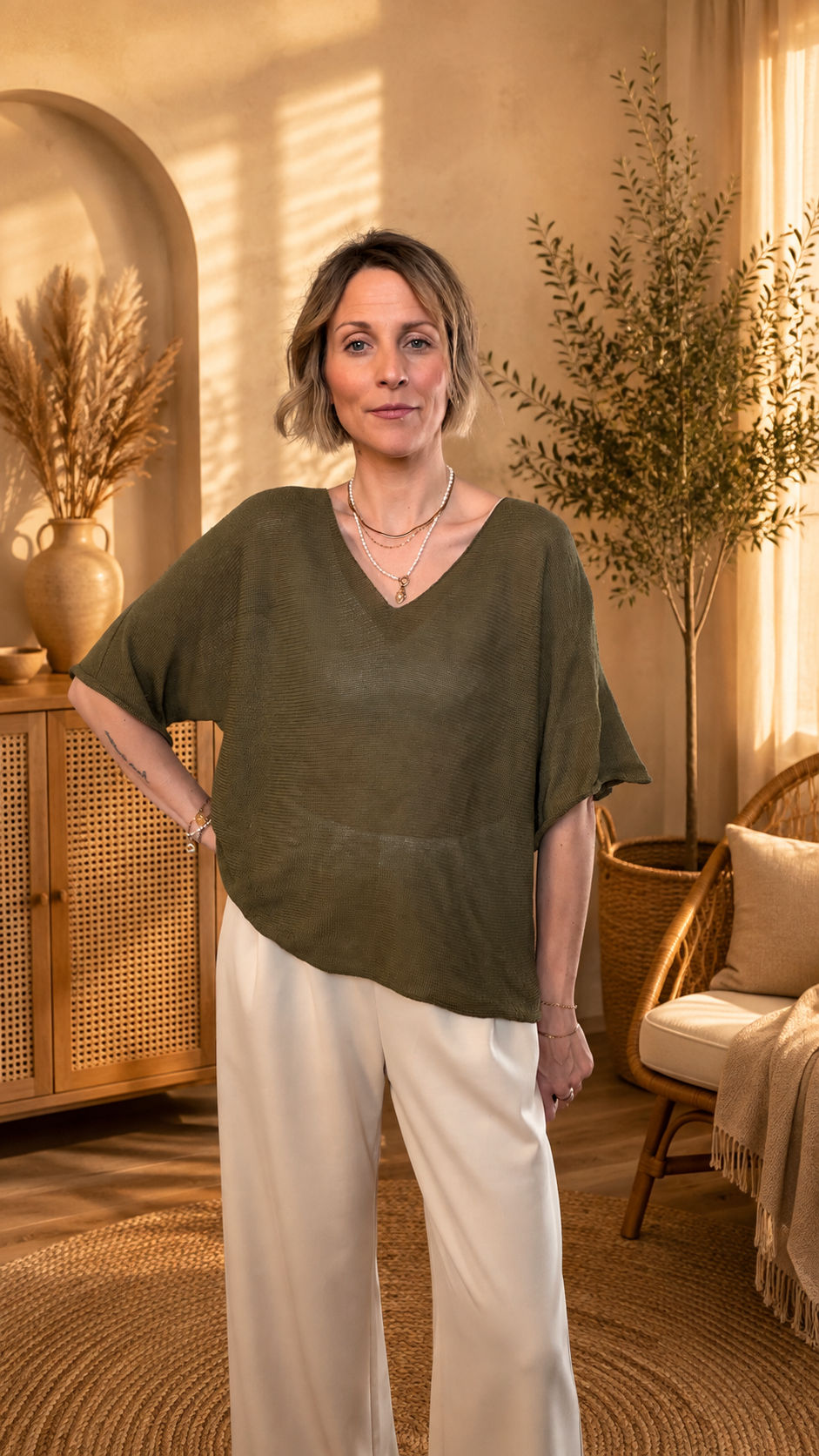 Palermo Sheer Knit Top