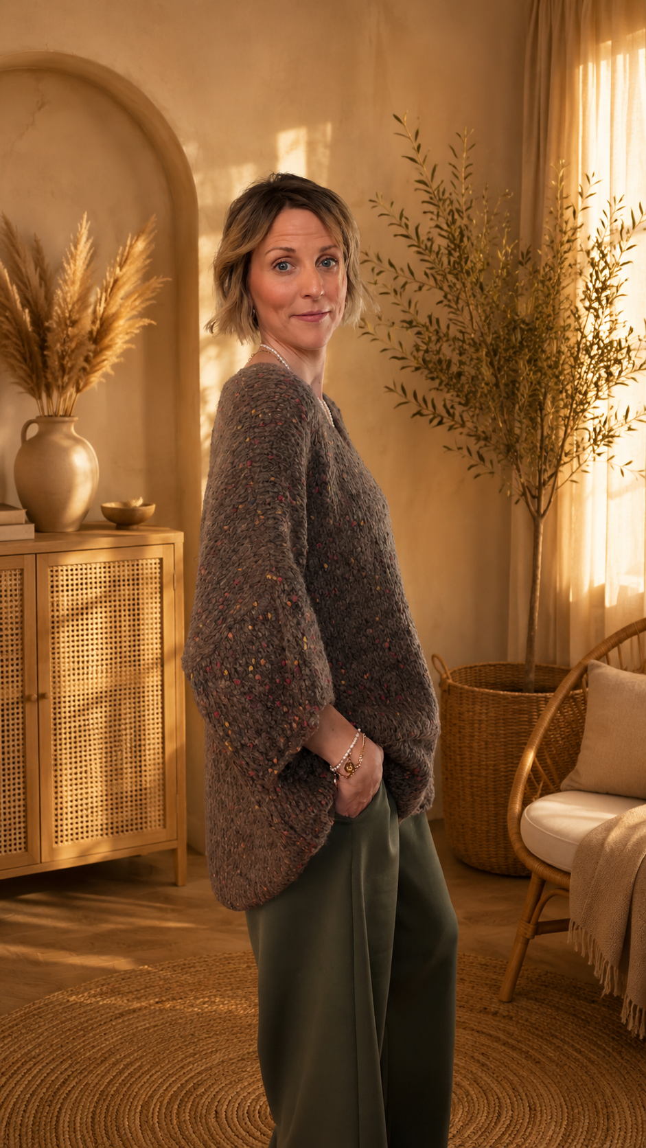 Livorno Speckled Oversize Knit