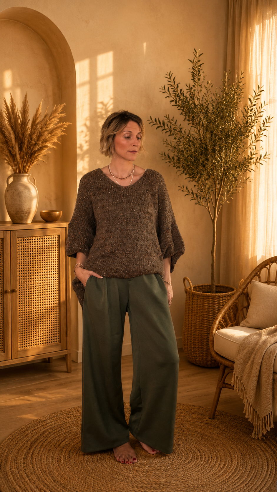 Napoli Soft Wide-Leg Pants