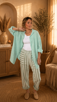 Firenze Musselin Oversize-Bluse