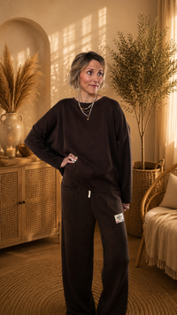 Salerno Dark Cocoa Lounge Set