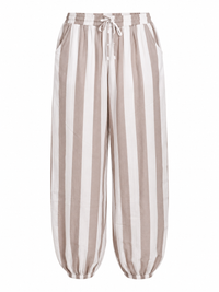 Bologna Striped Viscose Pants