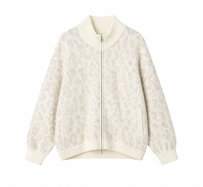 Siena Soft Leo Zip Knit