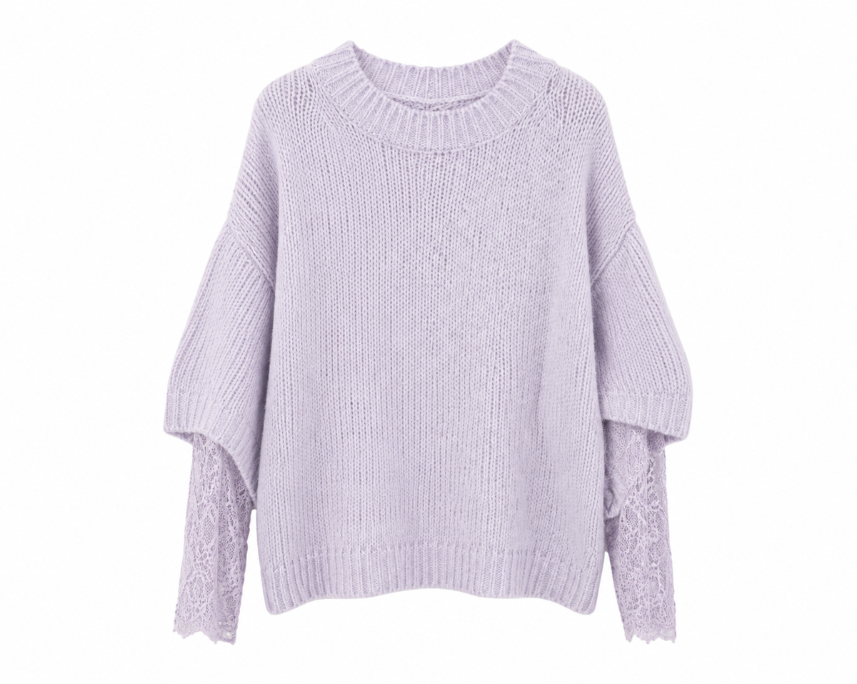 Firenze Lace Sleeve Knit
