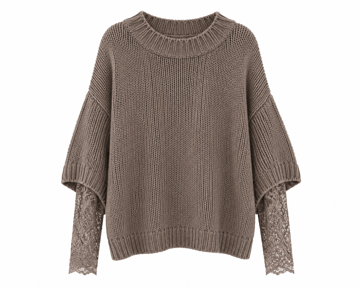 Firenze Lace Sleeve Knit
