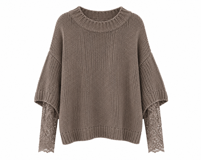 Firenze Lace Sleeve Knit