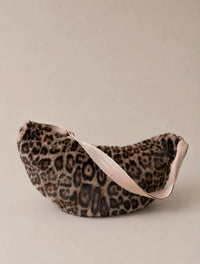 FLUFFY HALF MOON BAG