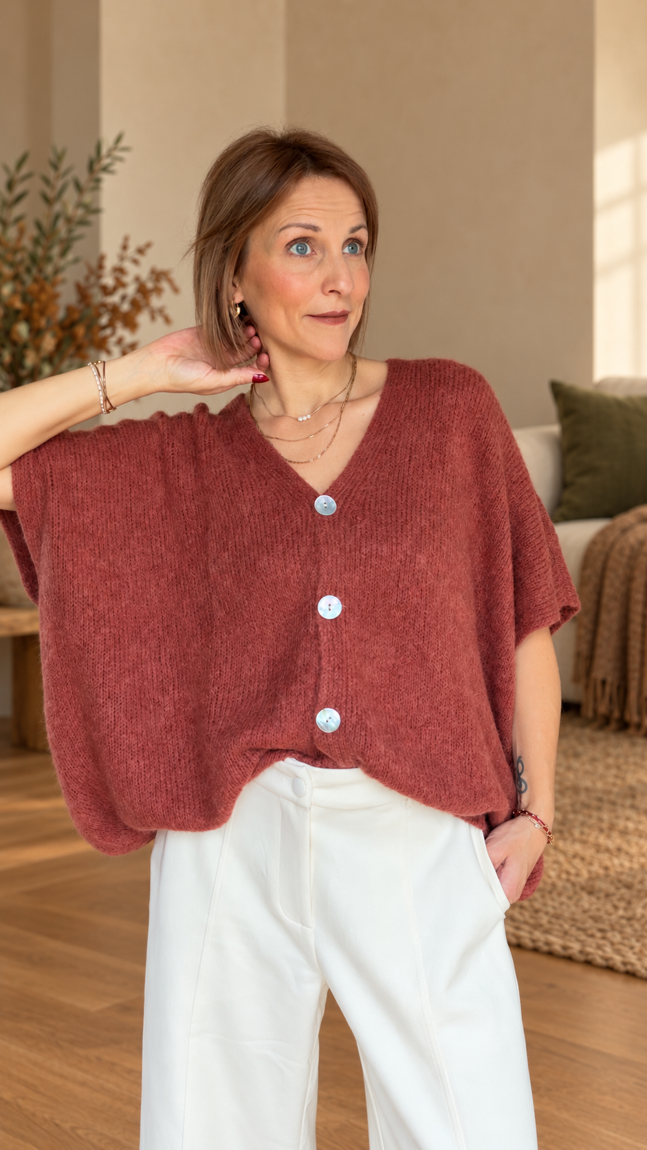 Cozy Alpaka-Cardigan
