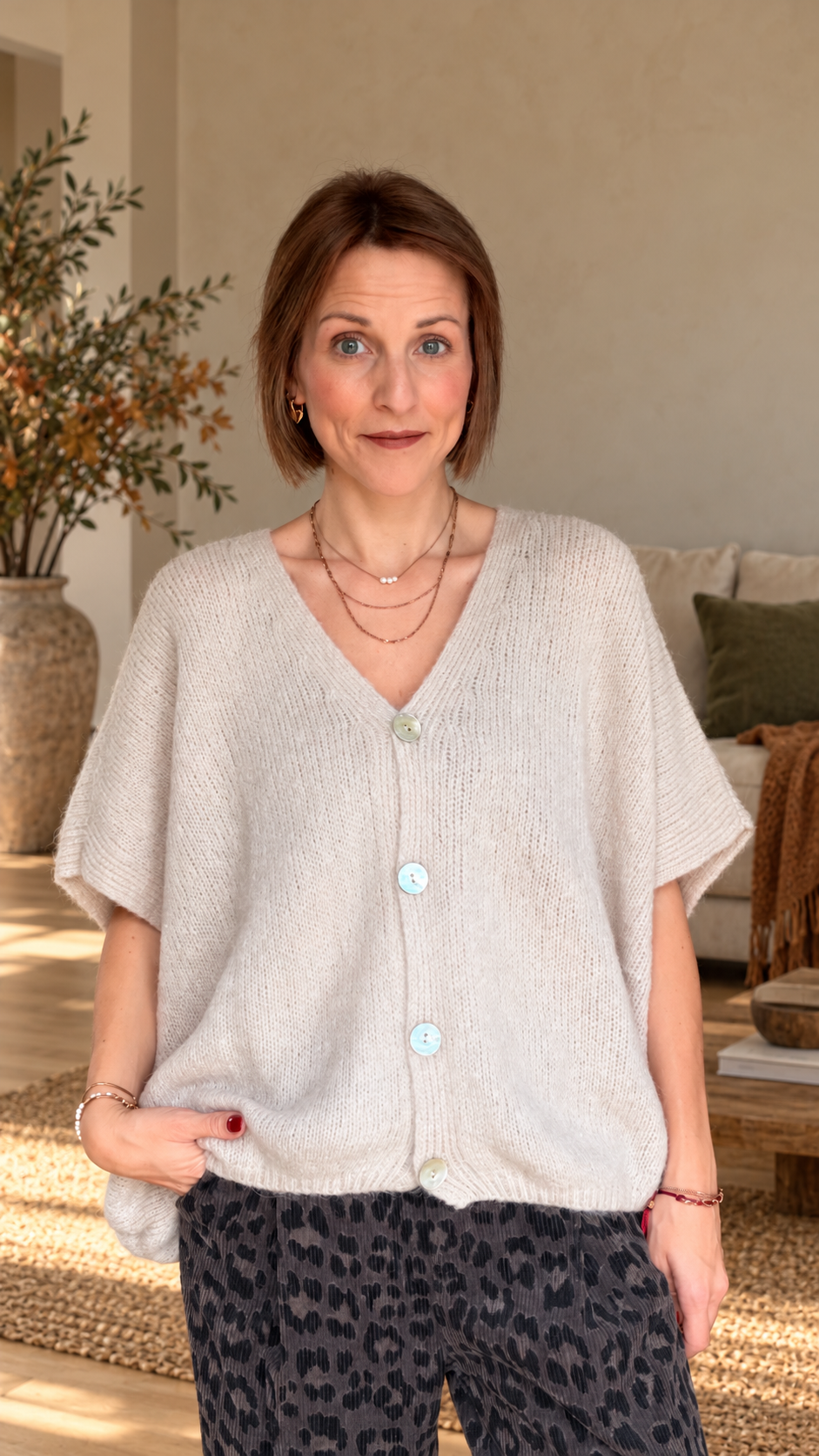 Cozy Alpaka-Cardigan