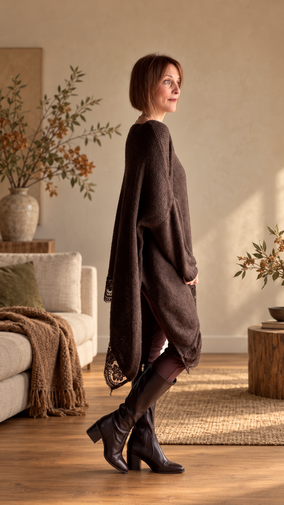 Oversize Lace Knit