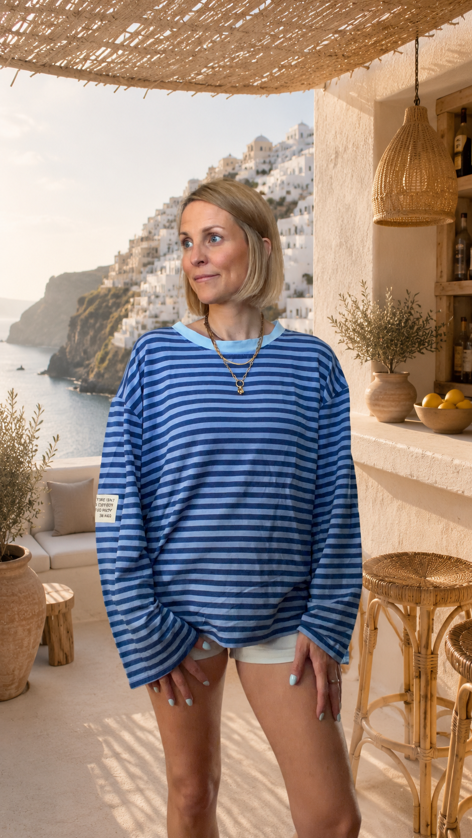 Streifen-Longsleeve "Sienna"