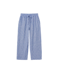 Gestreifte Baumwollgaze Hose „Sophia“