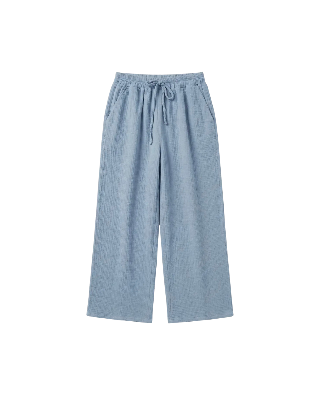 Weite Hose aus Baumwollgaze "Leana"
