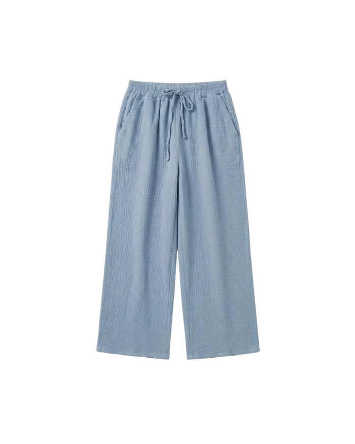 Weite Hose aus Baumwollgaze "Leana"