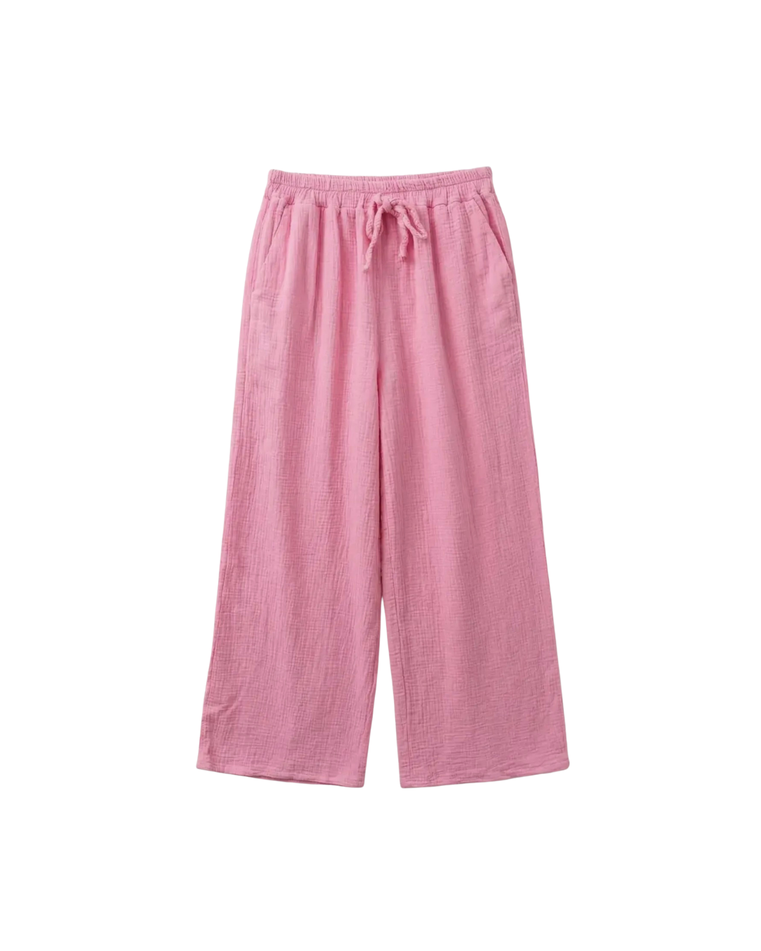 Weite Hose aus Baumwollgaze "Leana"