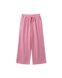 Weite Hose aus Baumwollgaze "Leana"